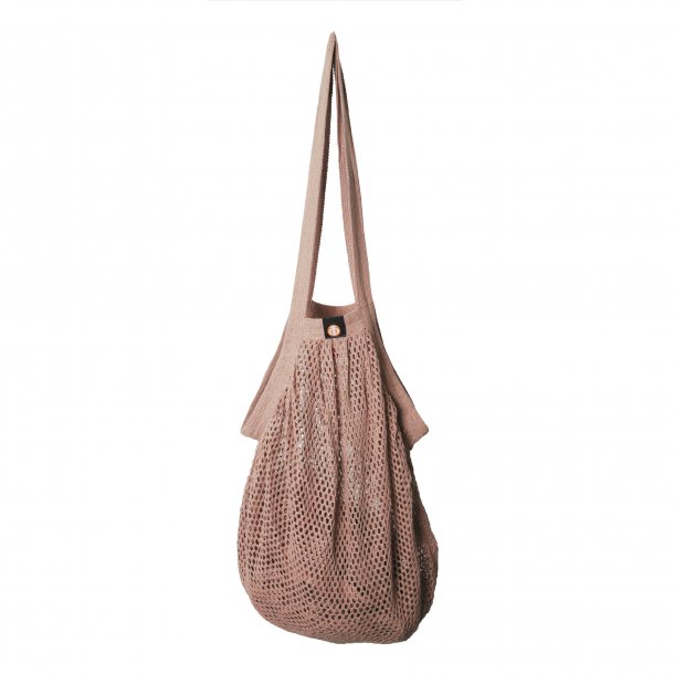 Hklet net/string bag - varm rosa