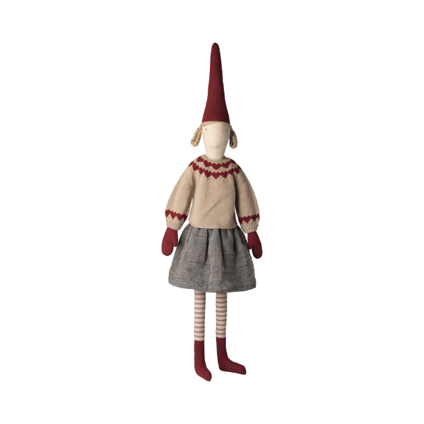 Mega Nisse, str. 6 - Pige - Nederdel og strikket sweater. Forudbestil her! Levering medio oktober.