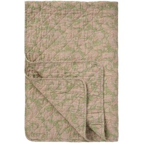 Quilt tppe - m/grnt og rosa paisleymnster