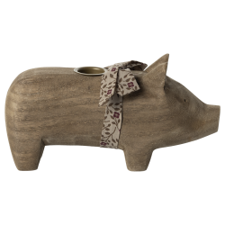 Julegris i tr - natur