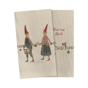 Serviet - julemotiv - 20 stk - large