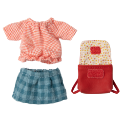 Cykel mus - storesster med taske