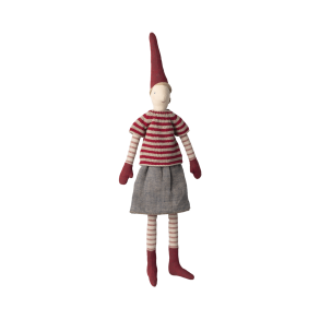 Medium Nisse, str. 3 - Pige - Nederdel og strikket bluse. 