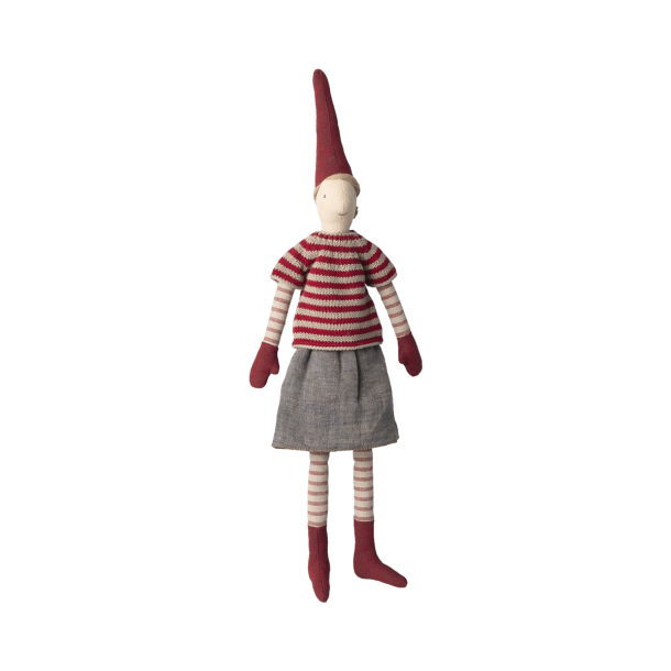 Medium Nisse, str. 3 - Pige - Nederdel og strikket bluse. Forudbestil her! Levering medio oktober.