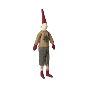 Medium Nisse, str. 3 - Dreng - Bukser og strikket sweater.