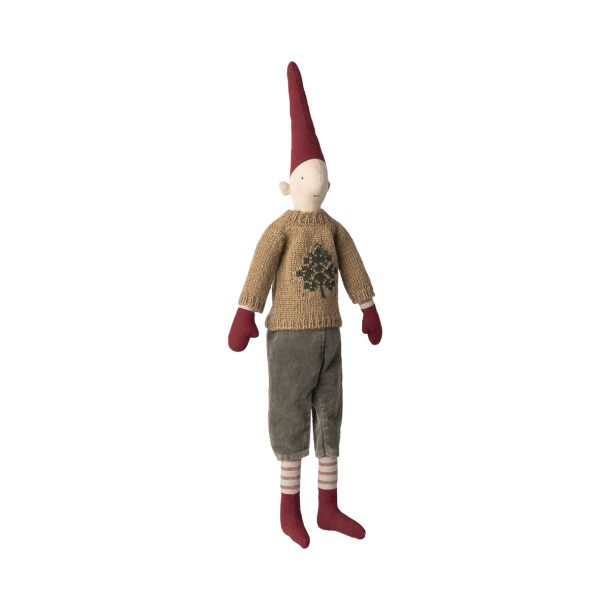 Medium Nisse, str. 3 - Dreng - Bukser og strikket sweater. Forudbestil her! Levering medio oktober.