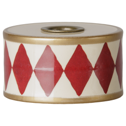 Lysestage, Tromme - R�d/Off white�