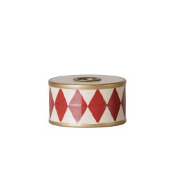 Lysestage, Tromme - R�d/Off white�
