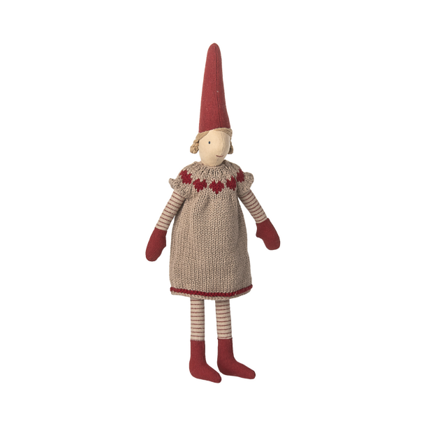 Mini Nisse, str. 2 - Pige - strikket kjole. Forudbestil her! Levering medio oktober.
