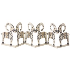 Bord guirlande - guld julebuk