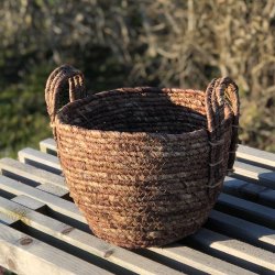 Rdbrun kurv - lille