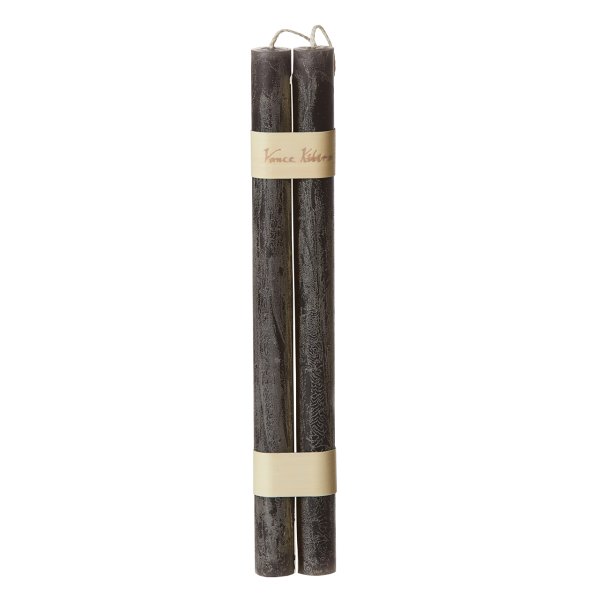 Paraffin stagelys - 2 stk - charcoal