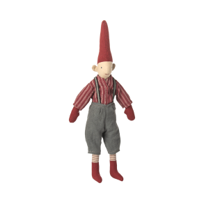 Mini Nisse, str. 2 - Dreng - Rd skjorte. 