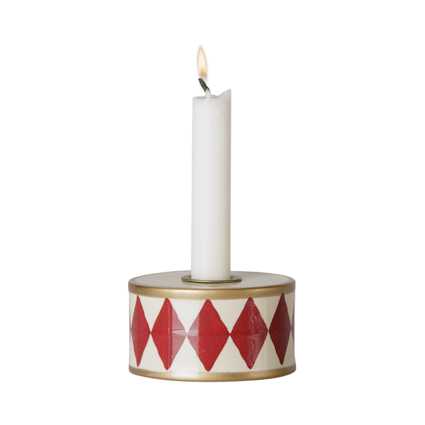 Lysestage, Tromme - R�d/Off white�