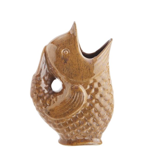 Keramik vase - gylden