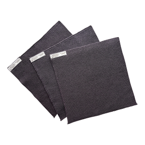 3 karklude - mrk gr - kologisk bomuld 