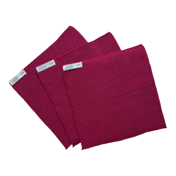 3 karklude - mrk rd - kologisk bomuld