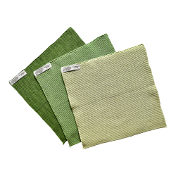 3 karklude - grnne nuancer - kologisk bomuld