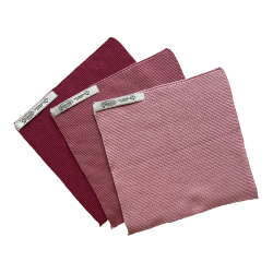 3 karklude - stvet rd - kologisk bomuld