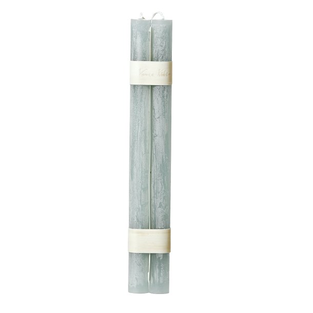 Paraffin stagelys - 2 stk - misty blue