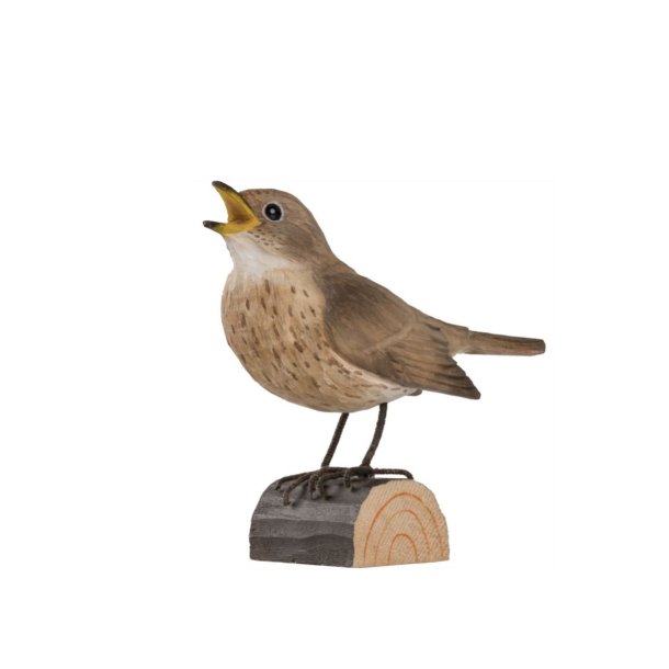 Nattergal - h�ndsk�ret tr�figur