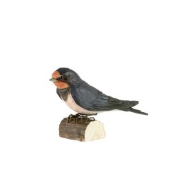 Landsvale - h�ndsk�ret tr�figur