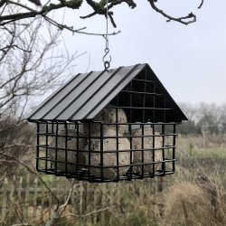 Foderhus til mejsebolde - sort