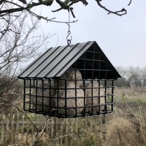 Foderhus til mejsebolde - sort