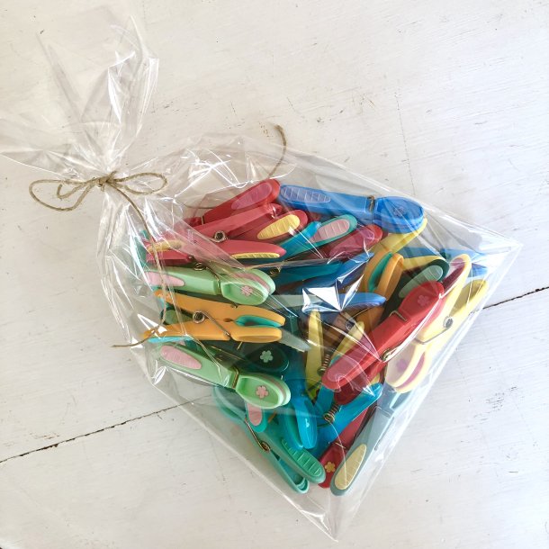 30 stk tjklemmer - mix