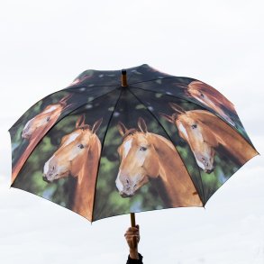 Paraply - heste motiver