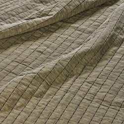 Sengetppe -  Khaki, dark green