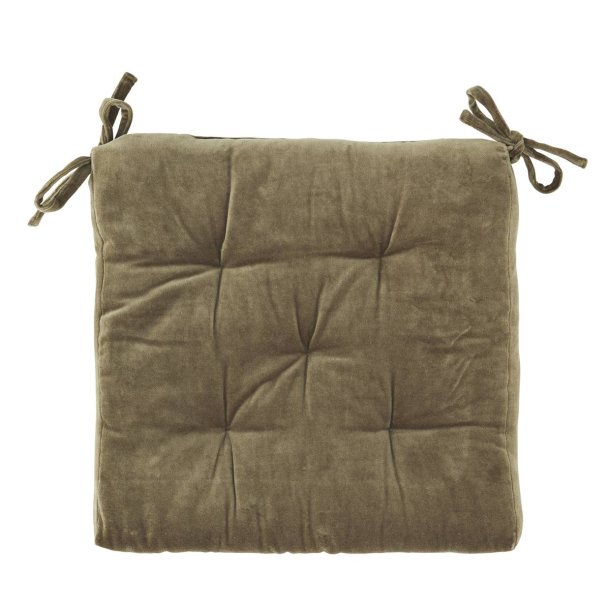 Siddehynde - 45 x 45 cm - umbra - velour