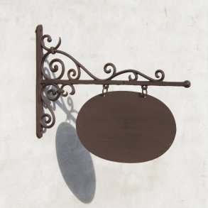 Udhngsskilt - stor oval