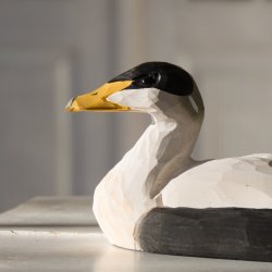 Ederfugl - hndskret trfigur