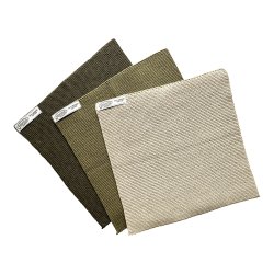 3 karklude - m�rk oliven kombi - �kologisk bomuld