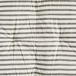 Madrasse 60 x 100 cm - stribet -  varm hvid/gr�